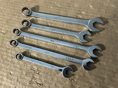 Mac Tools 5 Piece Assorted Metric Combination Wrenches 11 12 13 15 & 17mm Usa • $24.99