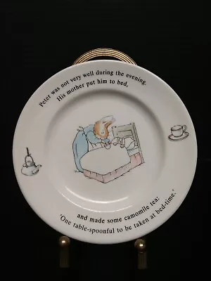 Vintage Classic Peter Rabbit Beatrix Potter Wedgwood China 7  Bunny Plate • $24