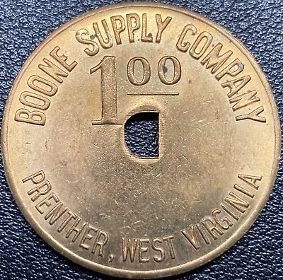 $4.95 • Buy Trade Token ~ Boone Supply Company ~ Prenther, W.va. ~ $1 In Merchandise