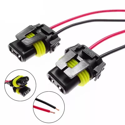 2pcs 9005 9006 Adapter Wiring Harness Socket For Headlight Fog Light Universal • $9.49