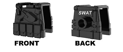 SWAT P1 (W217) Tactical Police Vest Compatible With Toy Brick Minifigures  • $3.36