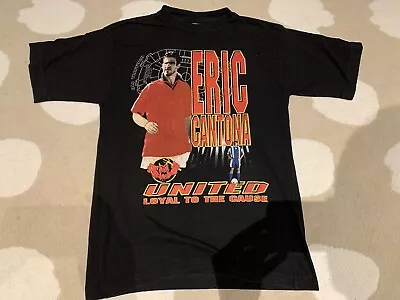 Vintage Man Utd King Cantona T Shirt - Size 176 / Small - Used • £19.99