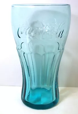 McDonalds AQUA Coke Glass Coca Cola 2012 • $7.95