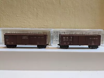 Micro Trains Line - Lot Of 2 Freight Cars - Sierra Railroad MKT - N Scale • $24