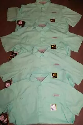 Lot 4 Realtree Mens Fishing Guide Shirts Opal Upf 40+ Size Large 42/44 New Nwt • $49.99