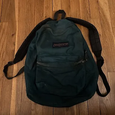 Genuine Authentic Vintage Green Jansport Backpack Poor Condition • $24.95