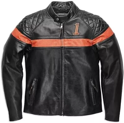 Harley Davidson Leather Jacket Mens • $107.50