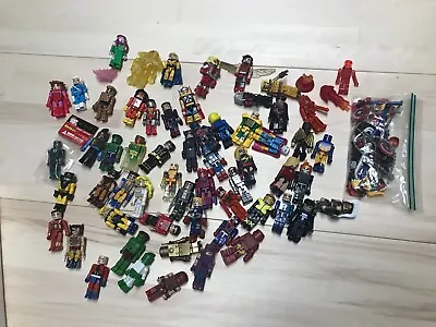 Minimates- Mini Figure Lot Of 58 Pcs- Marvel Universe Spiderman F4Avengers   • $28