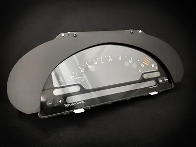 Flat Black Anodized Aluminum S2000 Cluster Conversion Bezel 94-01 Acura Integra • $64