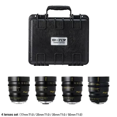 ZhongYi Mitakon Cinema Lens Set For Micro Four Thirds (M4/3 MFT) Mount Camera • $1339
