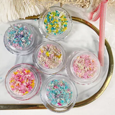 Nail Art DIY Dried Flower Resin Mold Filling UV Expoxy Flower Nails Accessories • £3.95