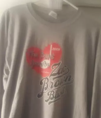 T-Shirt  Zac Brown Band  From 2009 Augusta Ga Long Sleeve • $8