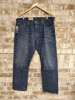 POLO RALPH LAUREN NWT The Hampton Relaxed Straight Men's Jeans Size 38 X 32 • $28
