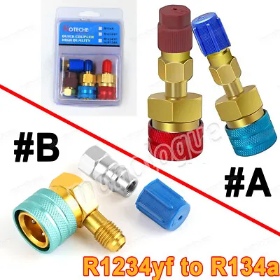 R1234yf To R134a Quick Connector Adapter Coupler Low/High Auto A/C Hoses Fitting • $14.89