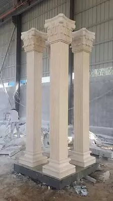 $3500 • Buy Beautiful Hand Carved Marble Estate Columns - Mc968