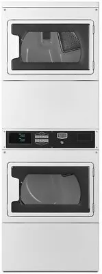 Maytag MLG26PRKWW Commercial Stacked Gas Dryer 7.4cu Ft. Card Re [Open Box] • $1499.99