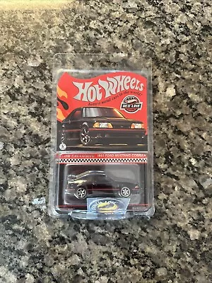 2023 Hot Wheels RLC Exclusive 1993 Ford Mustang Cobra R Black Club Car Patch Pin • $45