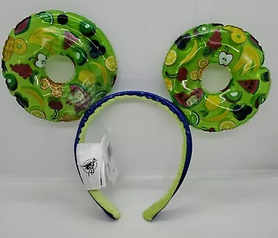 NEW Disney Parks Mickey Mouse Ears Sweet Summer Fruit Inflatable Pool Headband • $16