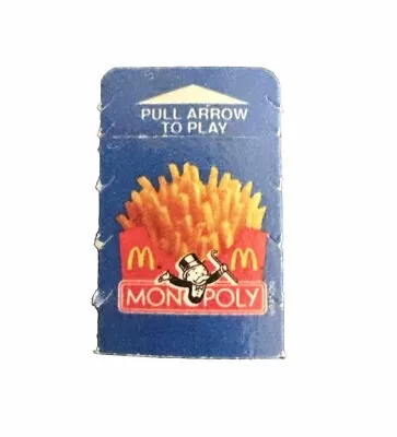 1997 Vintage McDonald’s Monopoly Instant Winner Free Egg McMuffin • $45