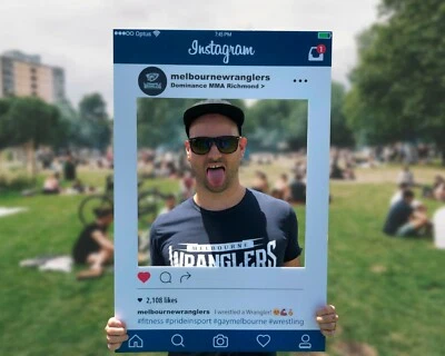$89 • Buy Instagram Selfie Frame  Facebook Props, Hens Night, 600x900mm Custom Made. 