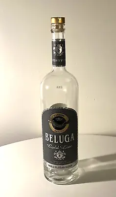 Beluga Gold Line Vodka (Empty Bottle) With Brush Perfect Cond.  With Box (rare) • $29.99