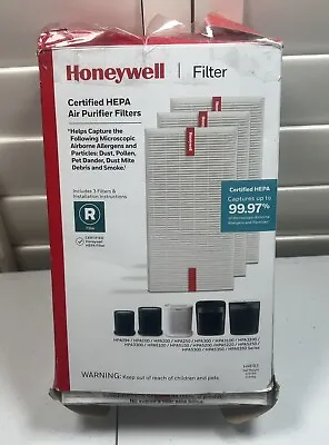 £37.49 • Buy Honeywell HEPA Air Purifier Filter R For HPA 100/200/300/5000 Series 3 Pack