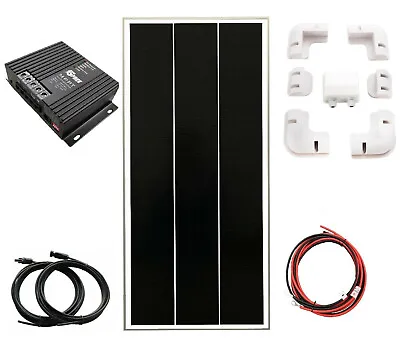 200w Solar Panel Kit 20A Dual MPPT Controller REMOTE DISPLAY Motorhome • £224.99