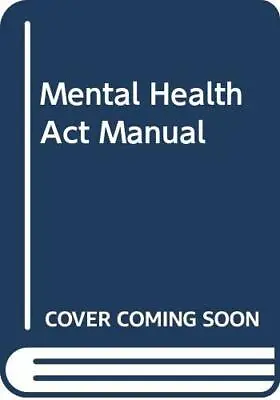 Mental Health Act Manual By Jones Richard NEW Book FREE & FAST Delivery (Pap • £108.50