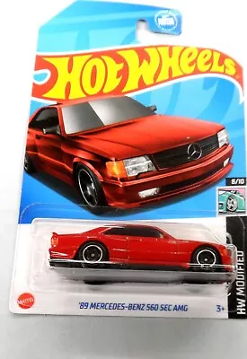 Hot Wheels 89 Mercedes-benz 560 Sec Amg New Color For 2024 • $2.35