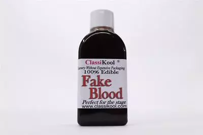 Classikool 50ml Fake Blood: Mouth Safe Stage Halloween Fancy Dress Makeup UK • £4.99