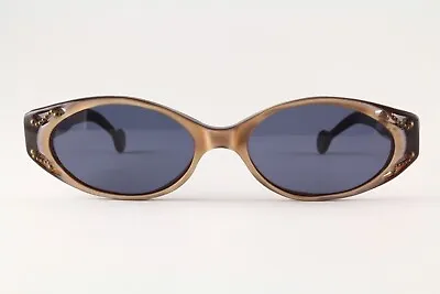 Rare Vintage Authentic Balenciaga Beige Brown BO-35-078 50mm Sunglasses • $349