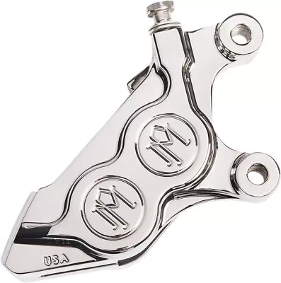 PM 4-Piston Bolt-On Caliper For 11.8  Rotor Front Right Chrome 0052-2424-CH • $520.95
