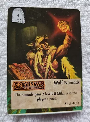 SPELLFIRE CCG MISPRINT MISCUT Wolf Nomads ALPHA No Edition 181/400 Near Mint • $7.95