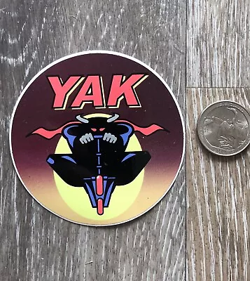 New Yak Surf Bmx Mx Snow Sports Wake Golf Skateboard Scooter Wheels Sticker • $3.99