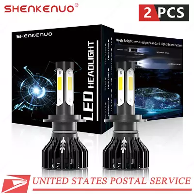 2X H7 Headlight High Low Beam Kit LED Bulbs For MERCEDES E W211 W210 W124 W212 • $18.16