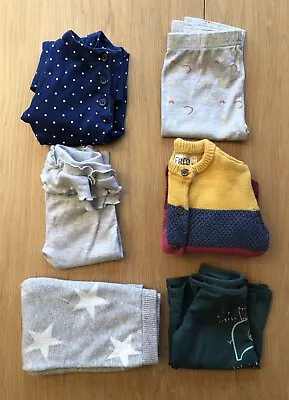 Baby Girls Clothes Bundle Size 9-12 Months -FRED&FLO-NEXT-GEORGE-Etc 6 Items • £3.99