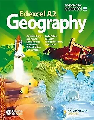 Edexcel A2 Geography Textbook Warn Sue & Holmes David & Hordern Bob & Wither • £2.98