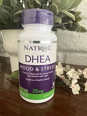 Natrol Mood & Stress 25mg 180 Tablets Balanced Hormone Levels Sealed • $11.99