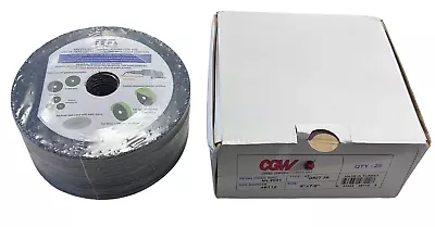 CGW 5  X 7/8  Resin Fiber Disc 36 Grit Zirconia Alumina Sanding Discs 25 Pack • $21.99