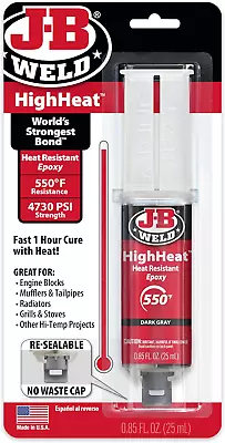 High Heat Epoxy Syringe Dark Grey • $12.11