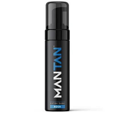 Fake Tan For Men Fresh Aqua Aftershave Scent Self Tanner Bronzer By MANTAN™ • £18.99