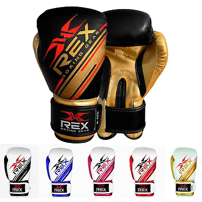 Boxing Gloves 2oz 4oz 6oz 8oz Practice Training Kids Punching Bag Muay Thai • £14.99