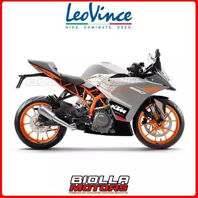 15263u Exhaust Leovince Ktm Rc 390 2019 - Lv-10 Stainless Steel Euro 4 4t Ktm Is • $296.67