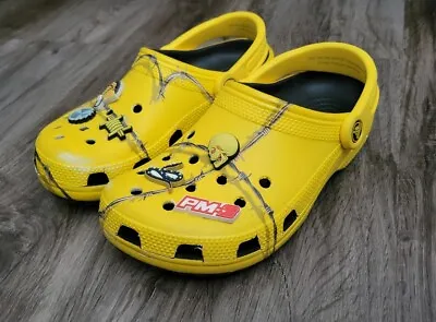 Post Malone Barbed Wire Crocs 2019 Posty Co Mens 5 Women's 7 • $250