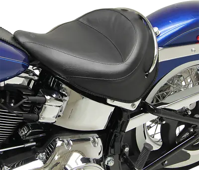 Mustang Vintage Wide Solo Vinyl Seat For 2005-2017 Harley Softail Deluxe FLSTN • $410