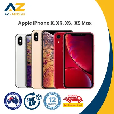 Apple IPhone X/Xr/Xs/Xs Max-Unlocked Excellent Various Colors & Storage Options • $315