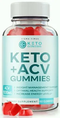 Keto Genesis Weight Loss Gummies For Energy And Burning Fat 60ct • $19.95