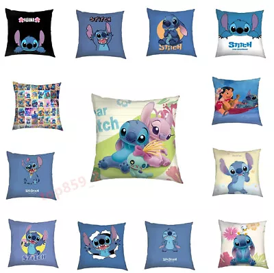 £4.79 • Buy Lilo & Stitch 3D Throw Pillow Case Cushion Cover Sofa Office Decor 45*45cm UK