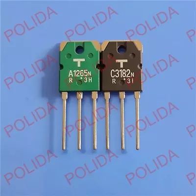 1pairs Or 2PCS Transistor TOSHIBA TO-3P 2SA1265N/2SC3182N A1265N/C3182N • $3.80