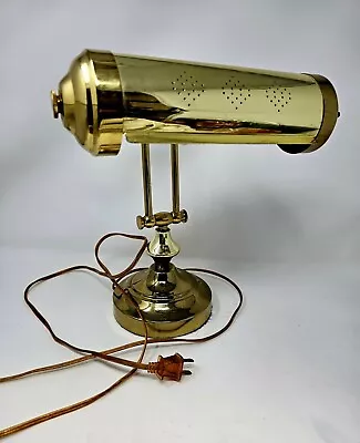 Vintage Adjustable Brass Piano Portable Lamp Light • $38.35